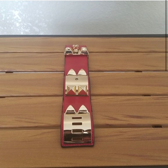 Collier de Chien Bracelet - Red Leather - Picture 6 of 10